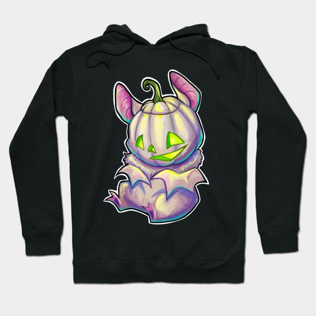 Pastel pumpkin bat Hoodie by BiancaRomanStumpff